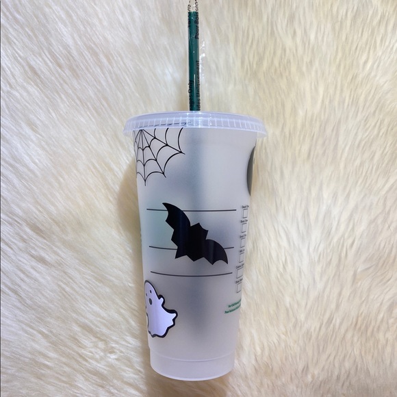 Starbucks Custom ☠️ Halloween Icon Frosted Tumbler - Picture 5 of 14